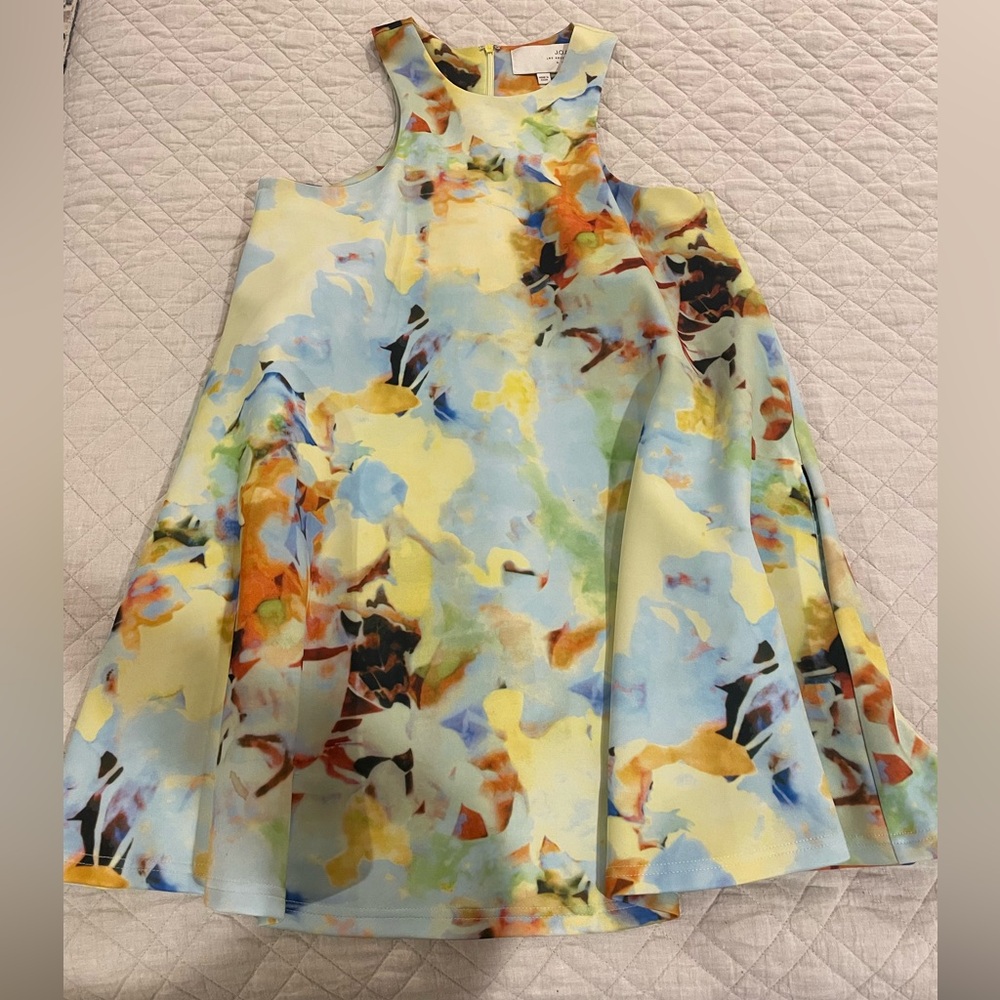 J.O.A. Multicolor Abstract Dress